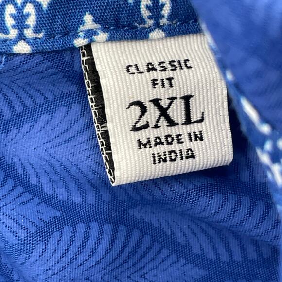 Robert‎ Graham Men's Becker Long Sleeve Shirt, Button Down, Sz. 2XL Preppy - Picture 3 of 10